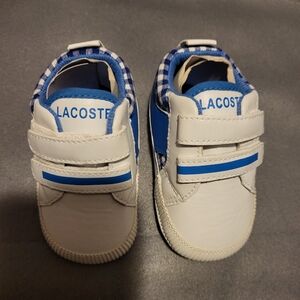 Lacoste Soft Baby Shoes Size: 6-12 Months
